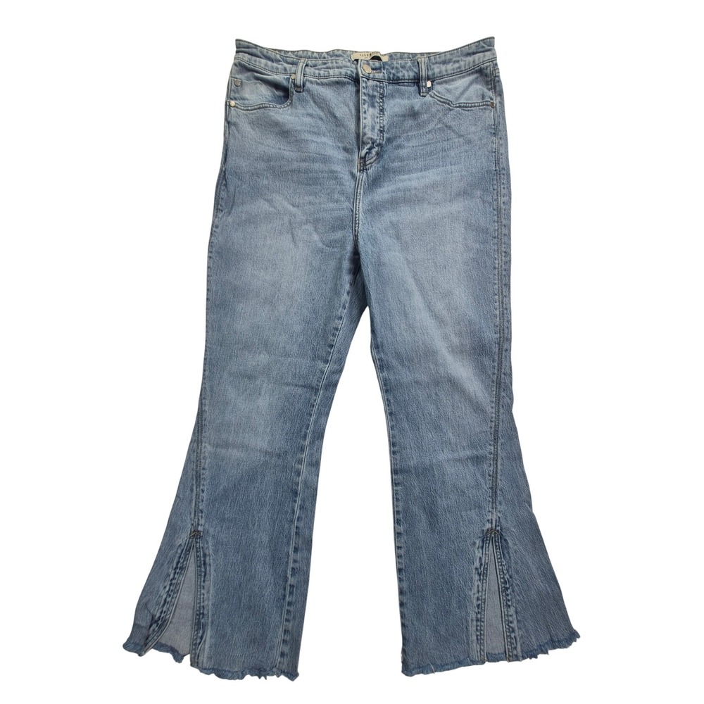 Light Wash Blue Flare Jeans - Wide Leg Denim